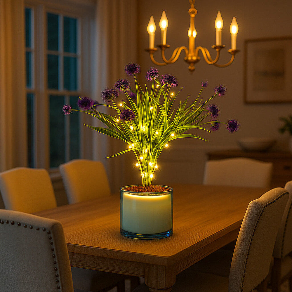 Twinkling Thistle Lamp