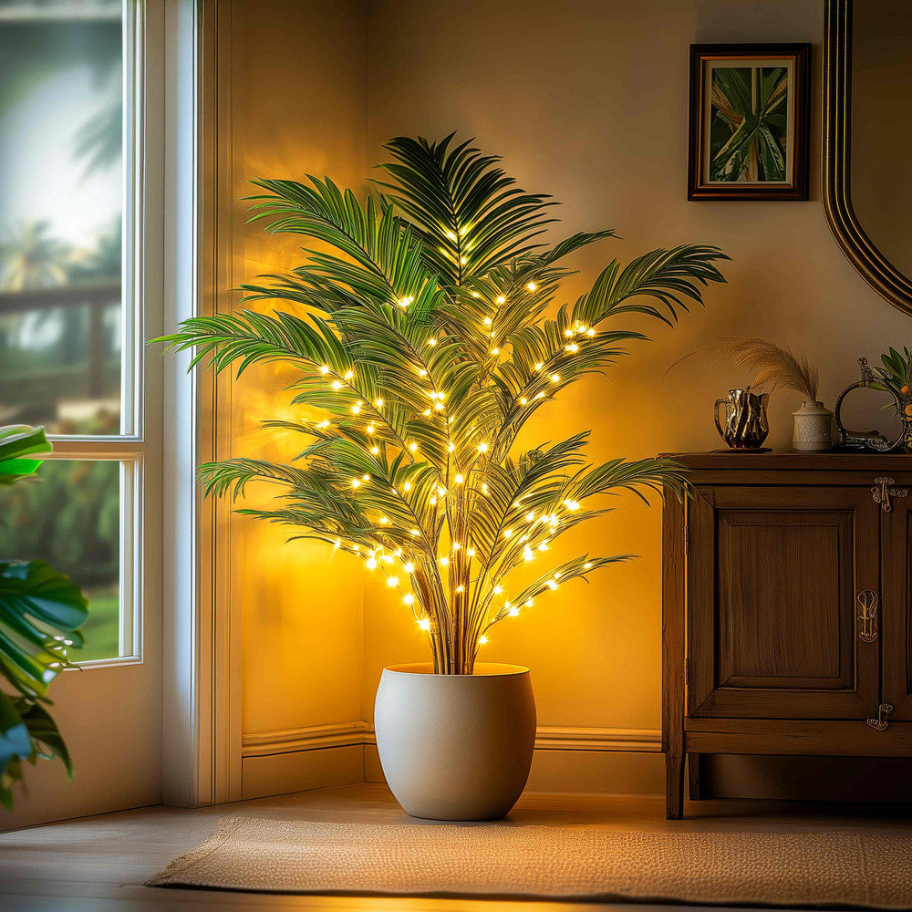 Twinkling Tropical Palm