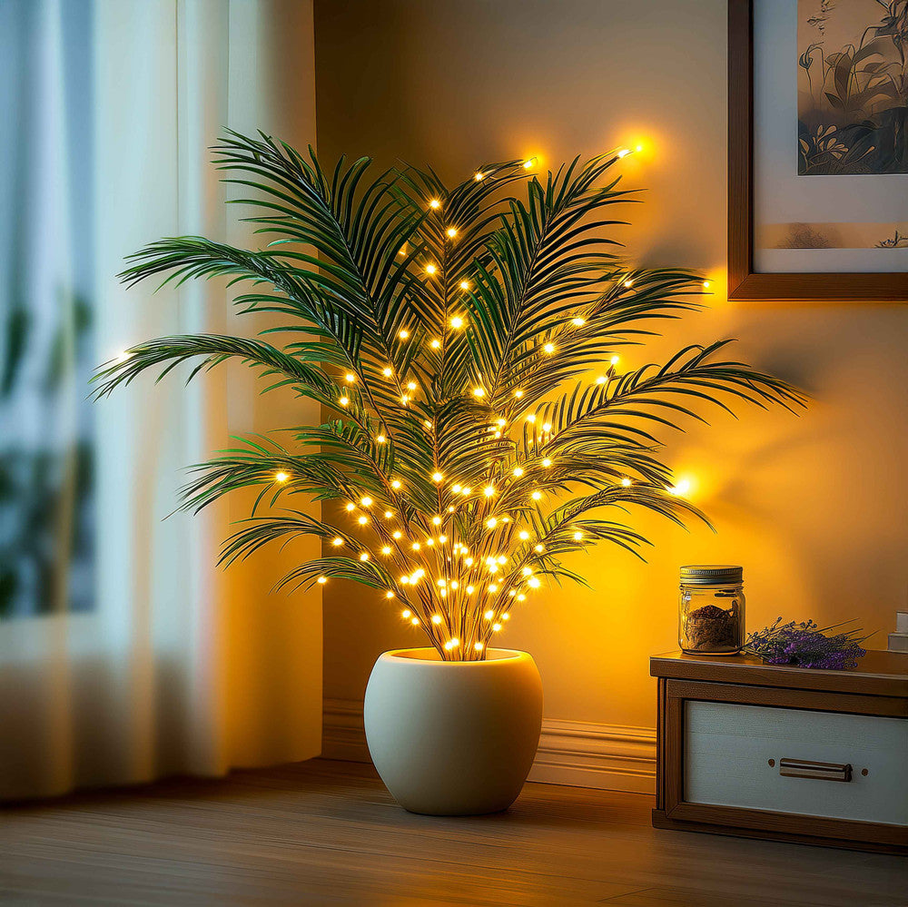 Twinkling Tropical Palm