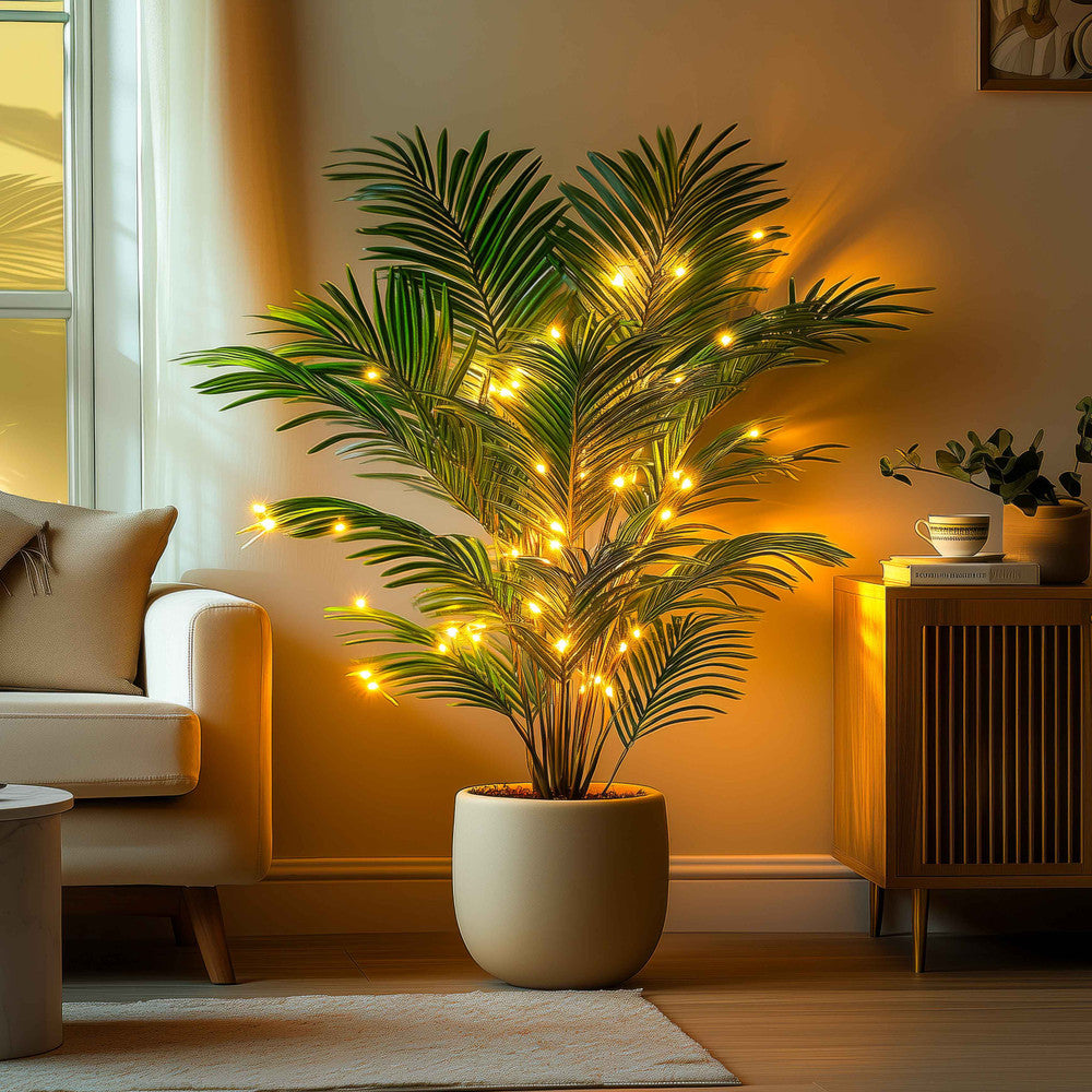 Twinkling Tropical Palm