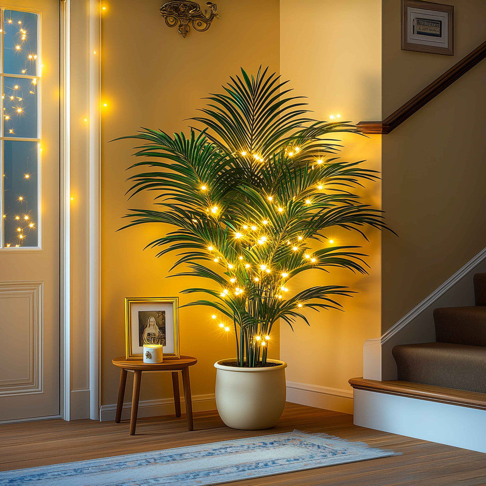 Twinkling Tropical Palm