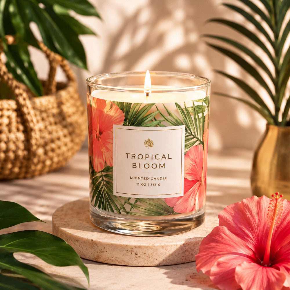 Tropical Bloom Candle