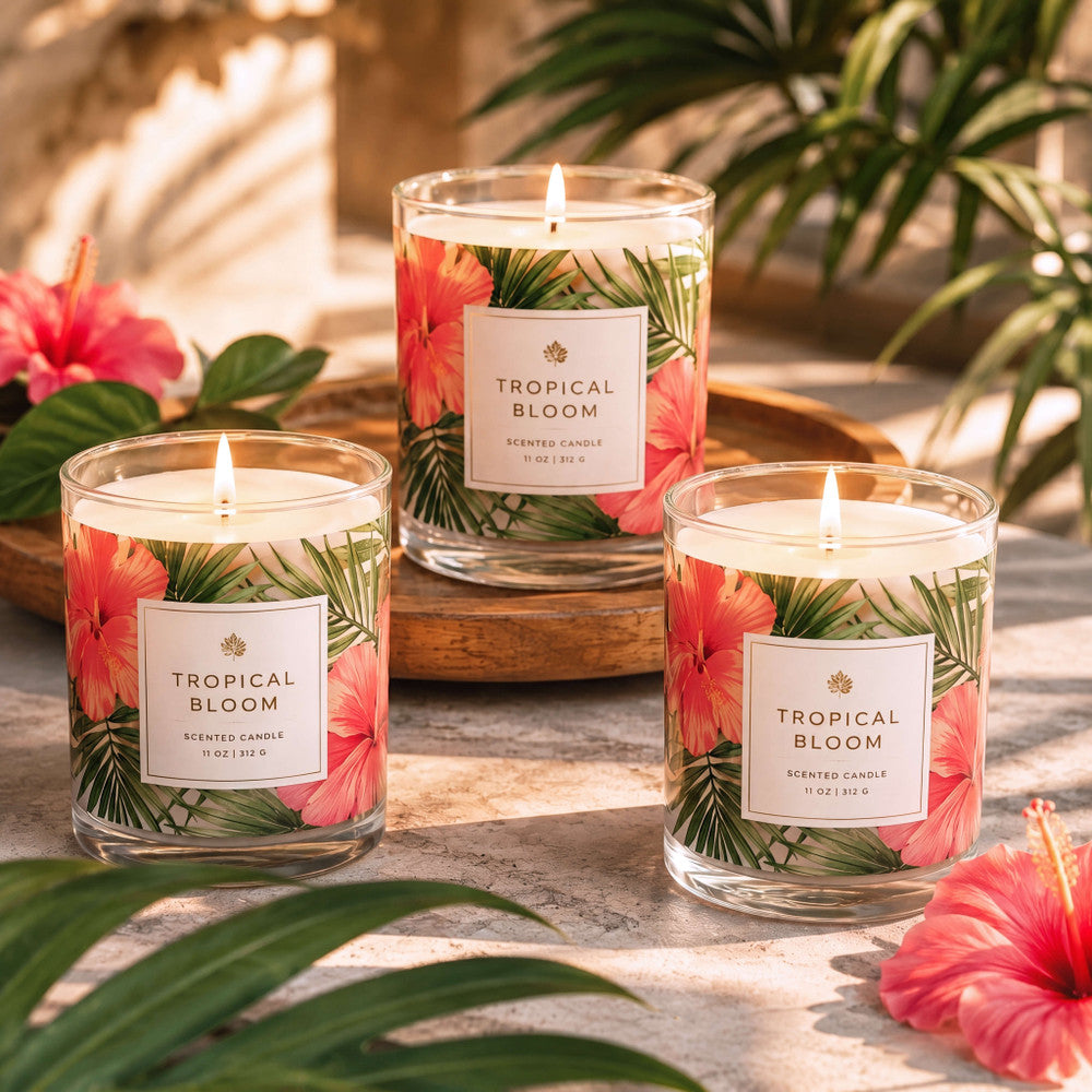 Tropical Bloom Candle