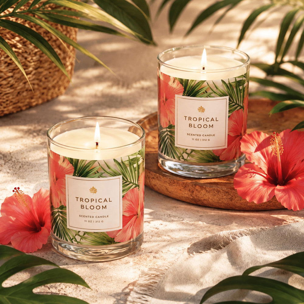 Tropical Bloom Candle