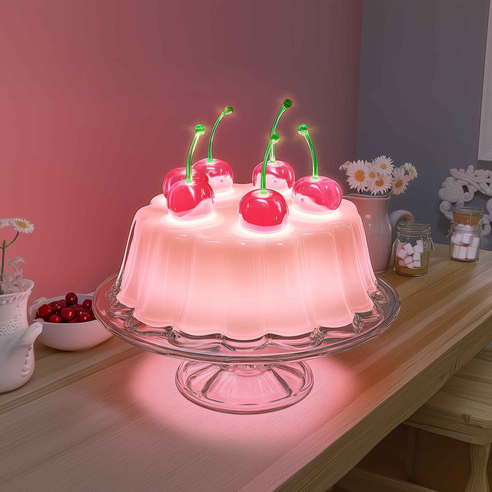 Whimsical Glow Cherry Cake
