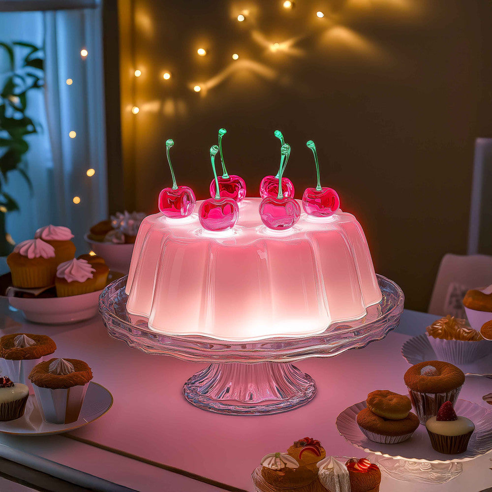 Whimsical Glow Cherry Cake