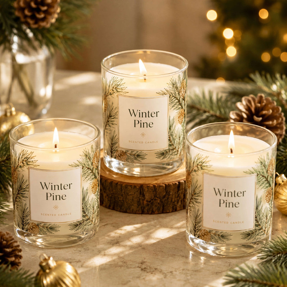 Winter Pine Candle