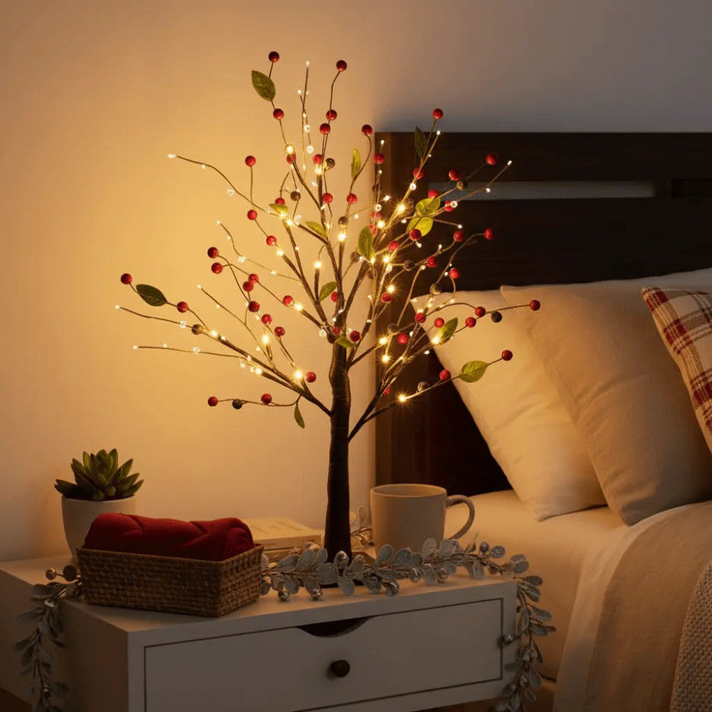 The Red Berry Blossom Tree