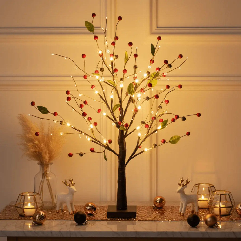 The Red Berry Blossom Tree