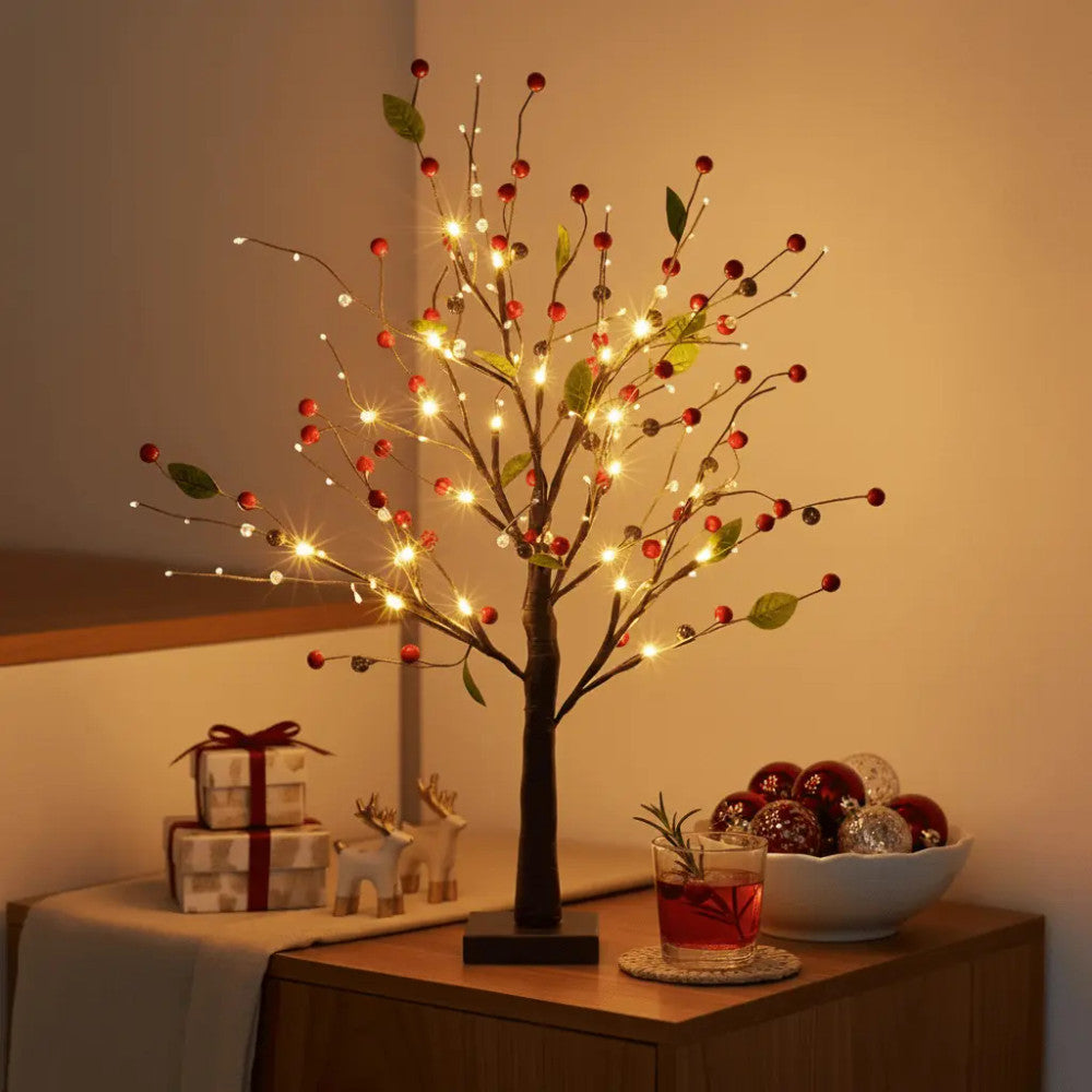 The Red Berry Blossom Tree