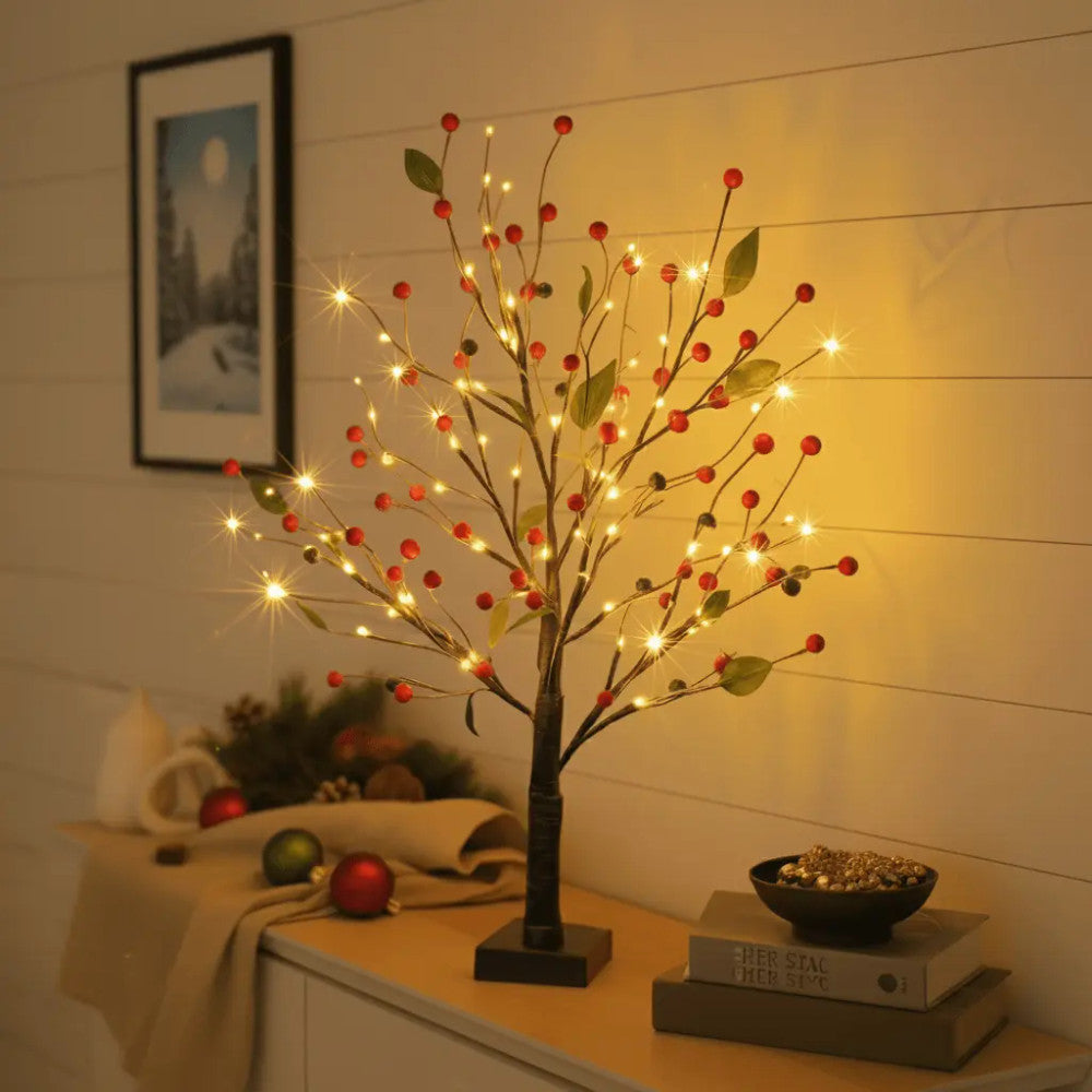 The Red Berry Blossom Tree