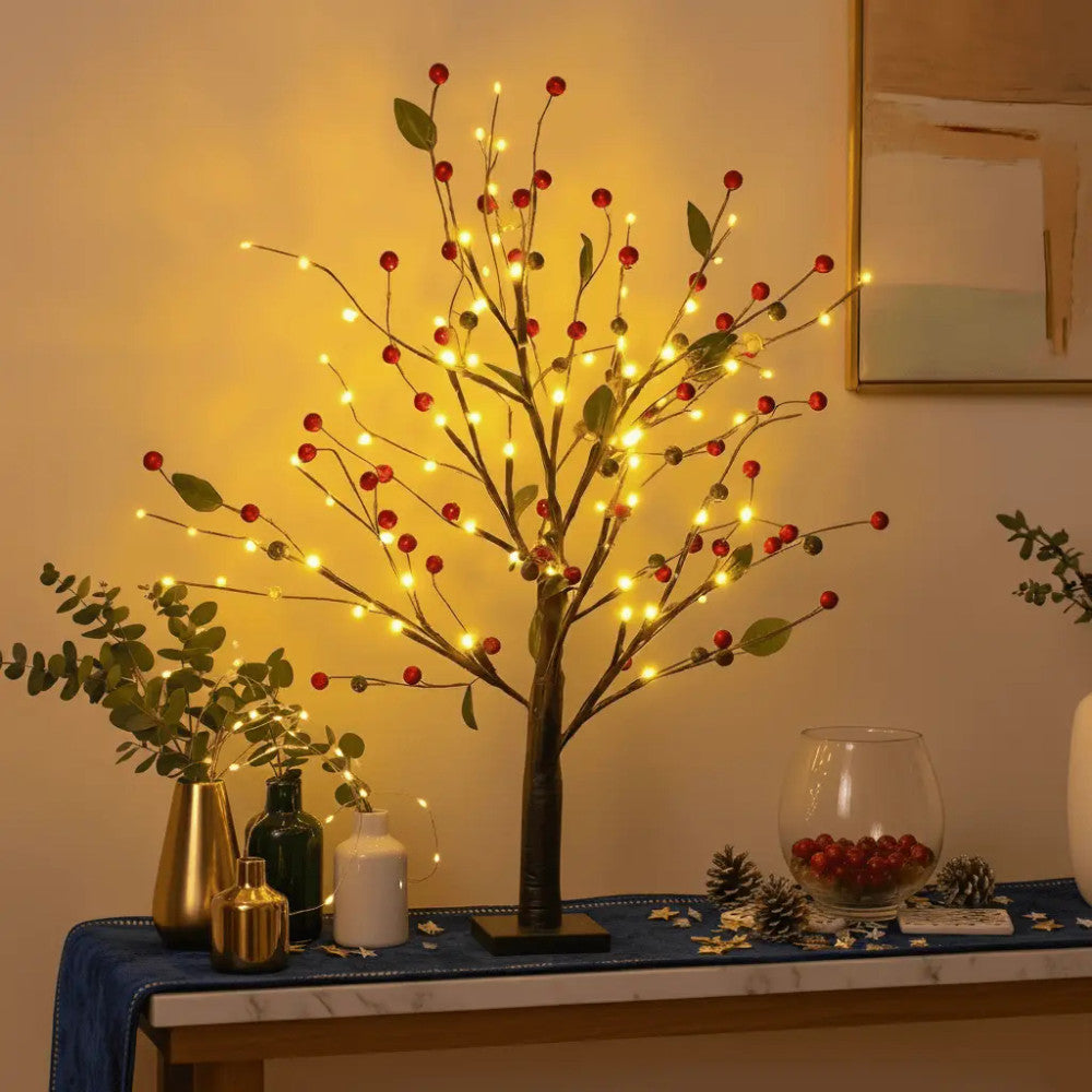 The Red Berry Blossom Tree