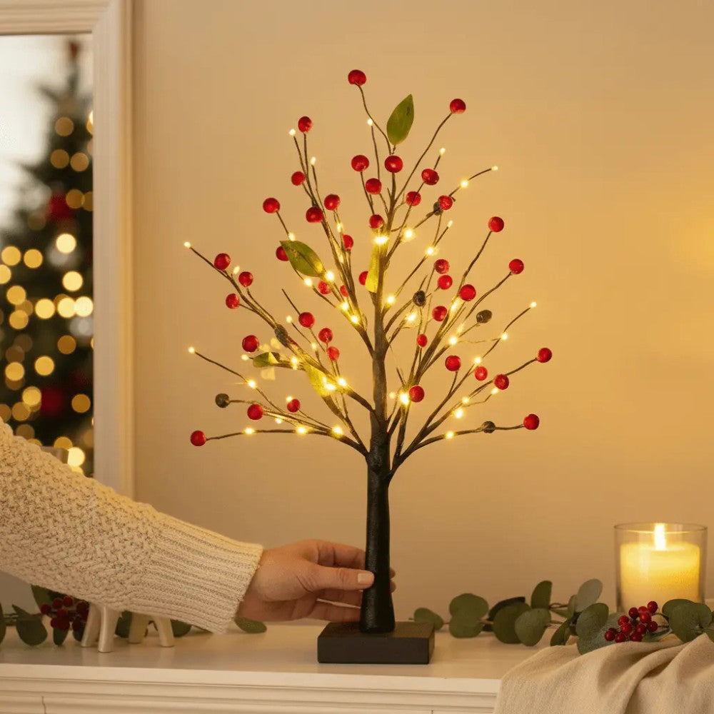 The Red Berry Blossom Tree