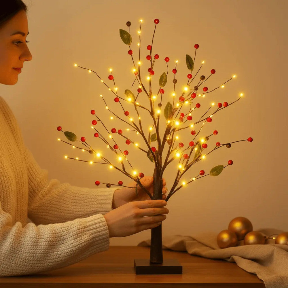 The Red Berry Blossom Tree